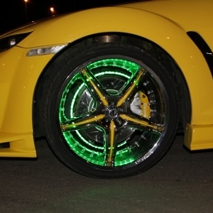 Подсветка колес автомобиля